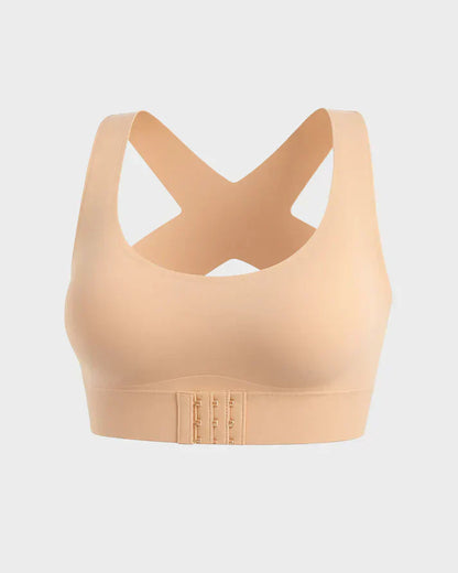 Last Day: Up to 30% Off Tiworld™ Front Closure Cross-Back Wireless Bra for Comfort & Support