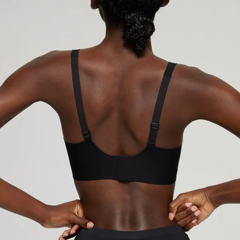 🔥Lowest price in the last 30 days🔥Jelly Wireless Womens Comfortable Wireless Bras Push Up Bralettes Seamless Tshirts Bras Deep V Everyday Bras