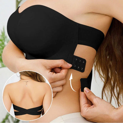 💜LAST DAY - BUY 1 GET 1 FREE💜Strapless Wireless Bra with Crossover Side Closure